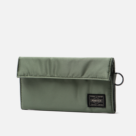 Кошелек Porter-Yoshida & Co Tanker Long The 35th Anniversary Sage Green
