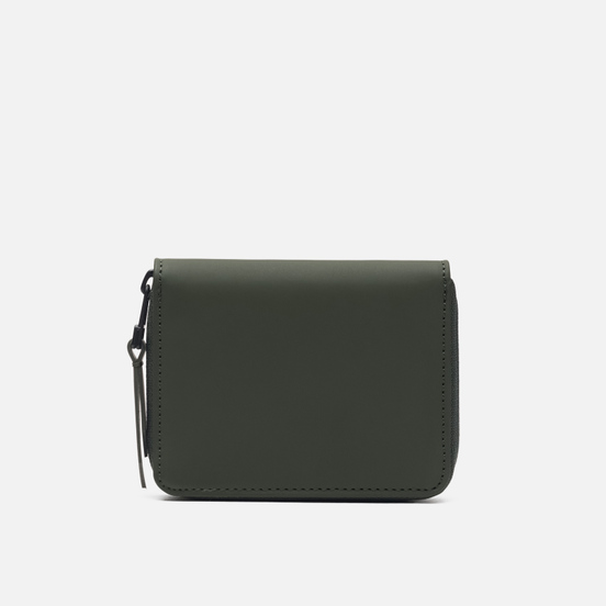 Кошелек Rains Small Zip Green