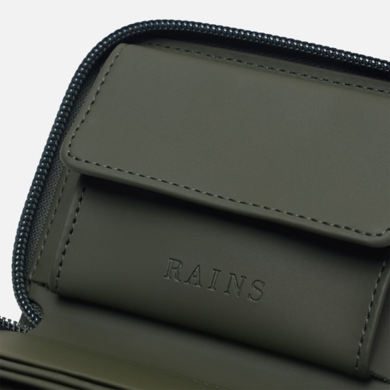Кошелек Rains Small Zip Green