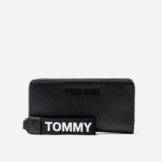 Кошелек Tommy Jeans Large Logo Black