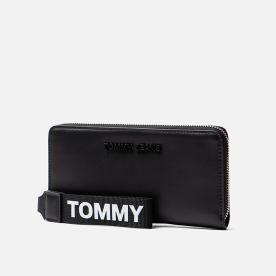 Кошелек Tommy Jeans Large Logo Black