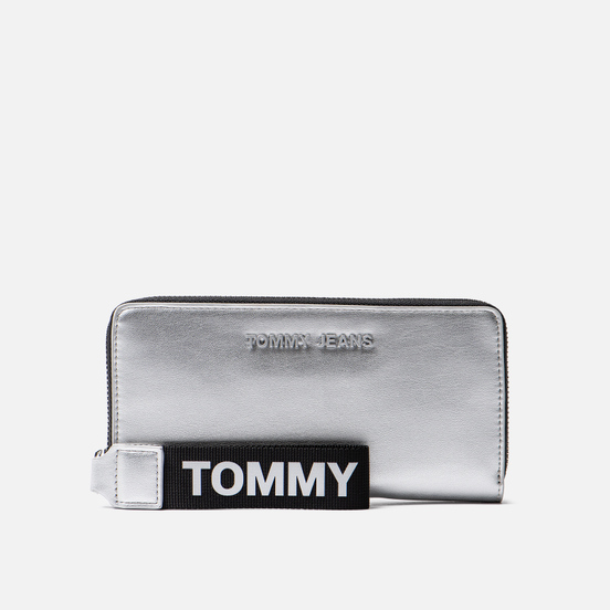 Кошелек Tommy Jeans Large Metallic Silver