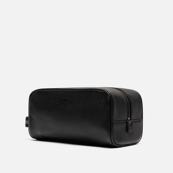 Косметичка Polo Ralph Lauren Tailored Pebble Leather Travel Small Black