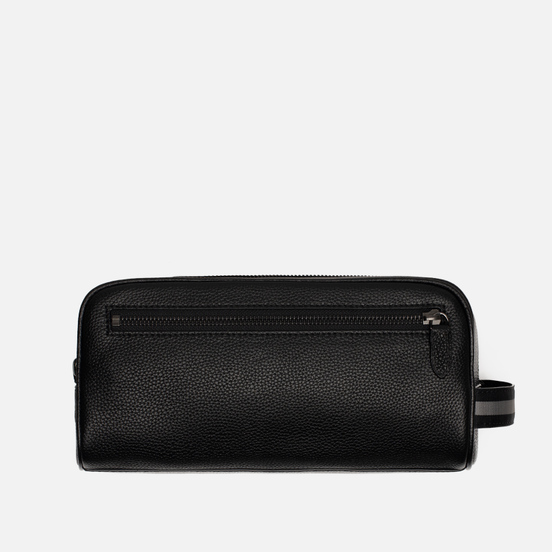Косметичка Polo Ralph Lauren Tailored Pebble Leather Travel Small Black