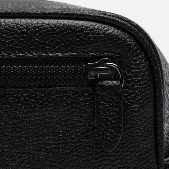 Косметичка Polo Ralph Lauren Tailored Pebble Leather Travel Small Black