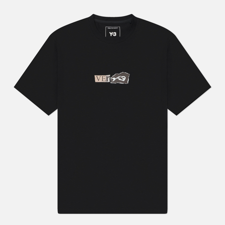 Мужская футболка Y-3 Very-3, цвет чёрный, размер M