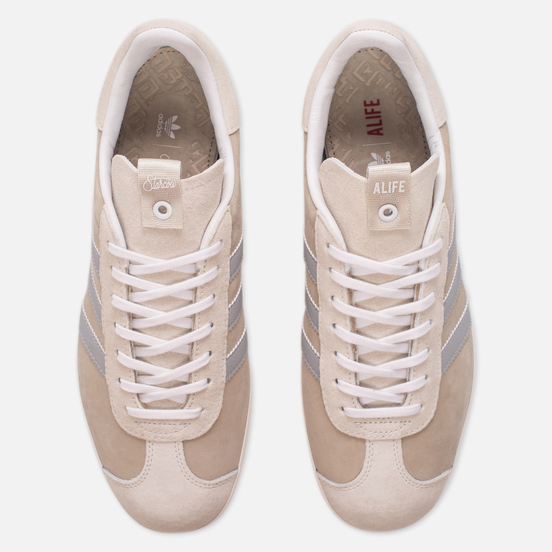 Кроссовки adidas Consortium x Alife x Starcow Gazelle Suede Sand/White/Grey