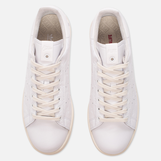 Мужские кроссовки adidas Consortium x Alife x Starcow Stan Smith Leather White/Off White
