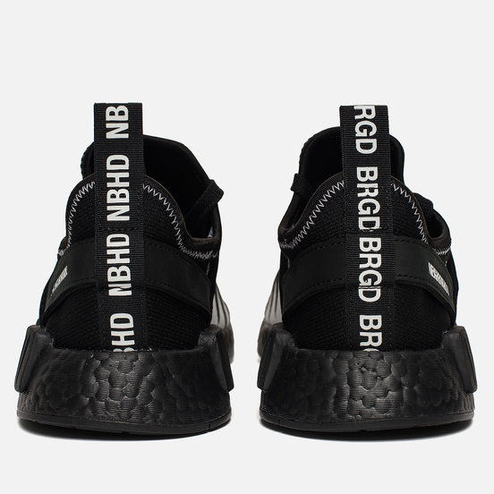 Кроссовки adidas Originals x Neighborhood NMD R1 Primeknit Core Black/Core Black/White