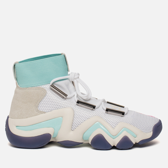 Мужские кроссовки adidas Consortium x Nice Kicks Crazy 8 ADV White/Off White/Energy Aqua