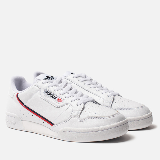 Кроссовки adidas Originals Continental 80 Cloud White/Scarlet/Collegiate Navy