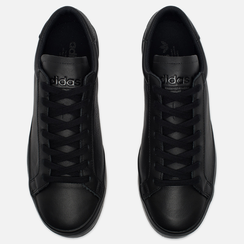Adidas court vantage black suede sales