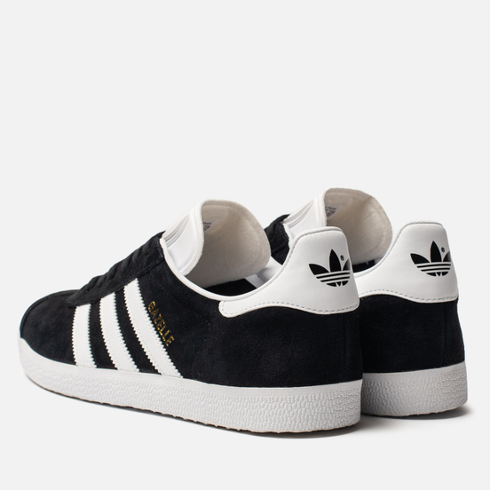 Кроссовки adidas Originals Gazelle Black/White/Gold Metallic