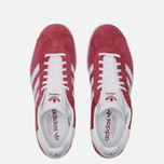 Кроссовки adidas Originals Gazelle Collegiate Burgundy/White/Gold Metallic фото- 1