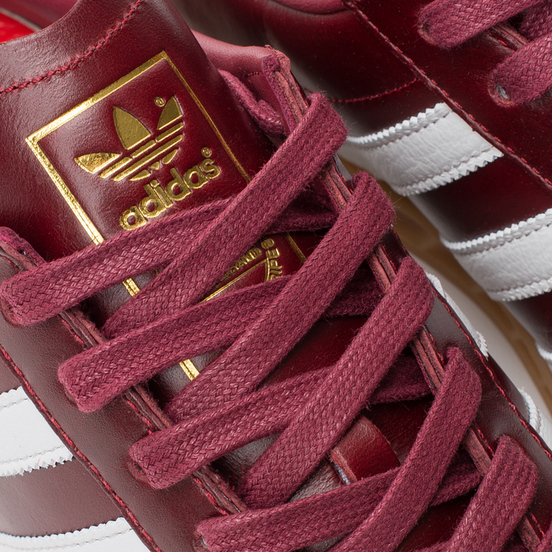 adidas hamburg leather burgundy