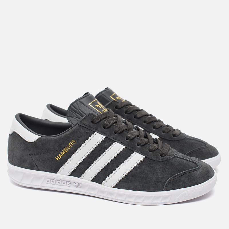 Adidas hamburg grey and black online