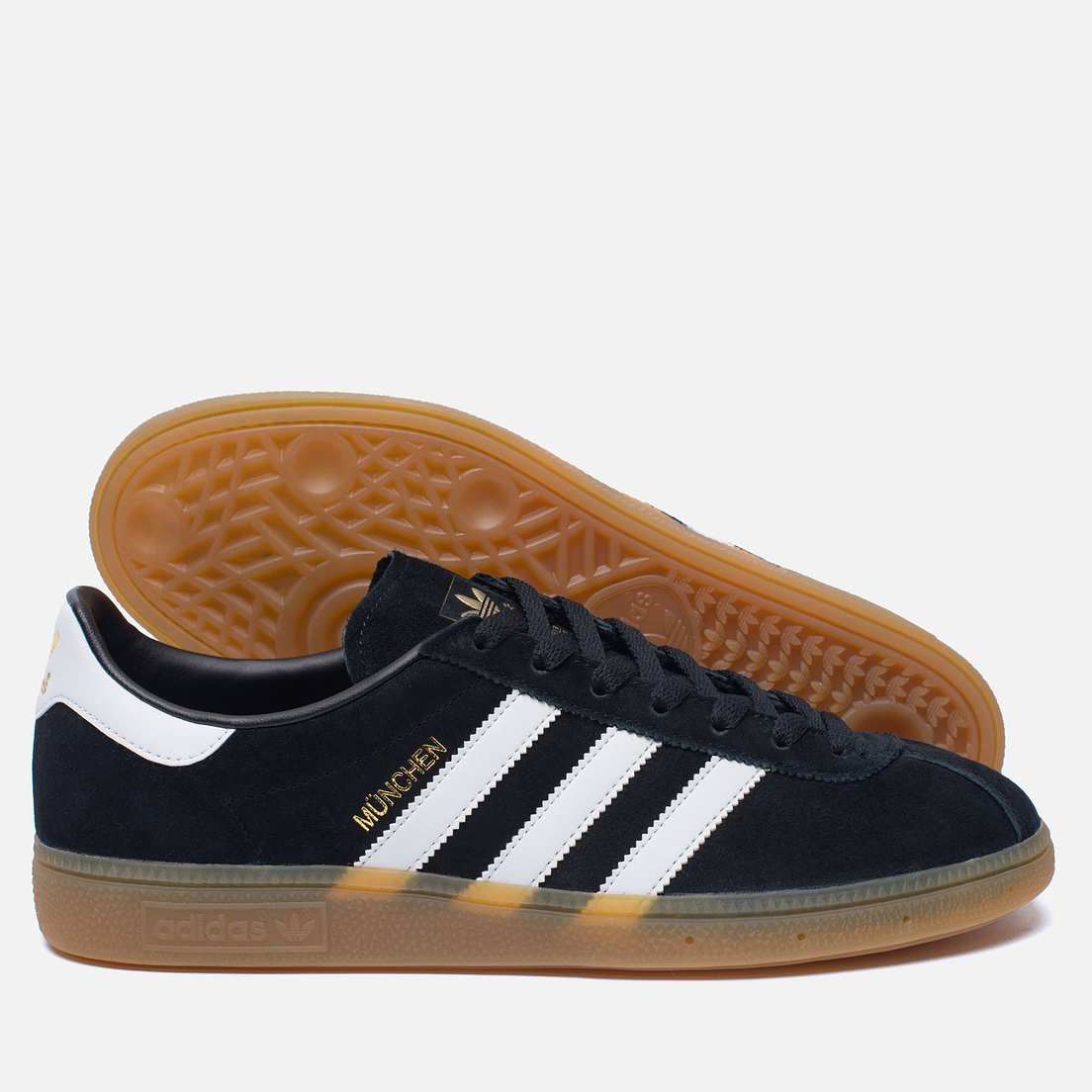Adidas Originals Munchen Sneakers In Black