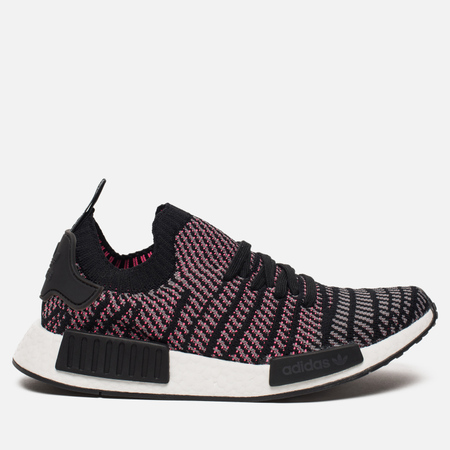 Кроссовки adidas Originals NMD R1 Primeknit STLT Core Black/Grey Four/Solar Pink