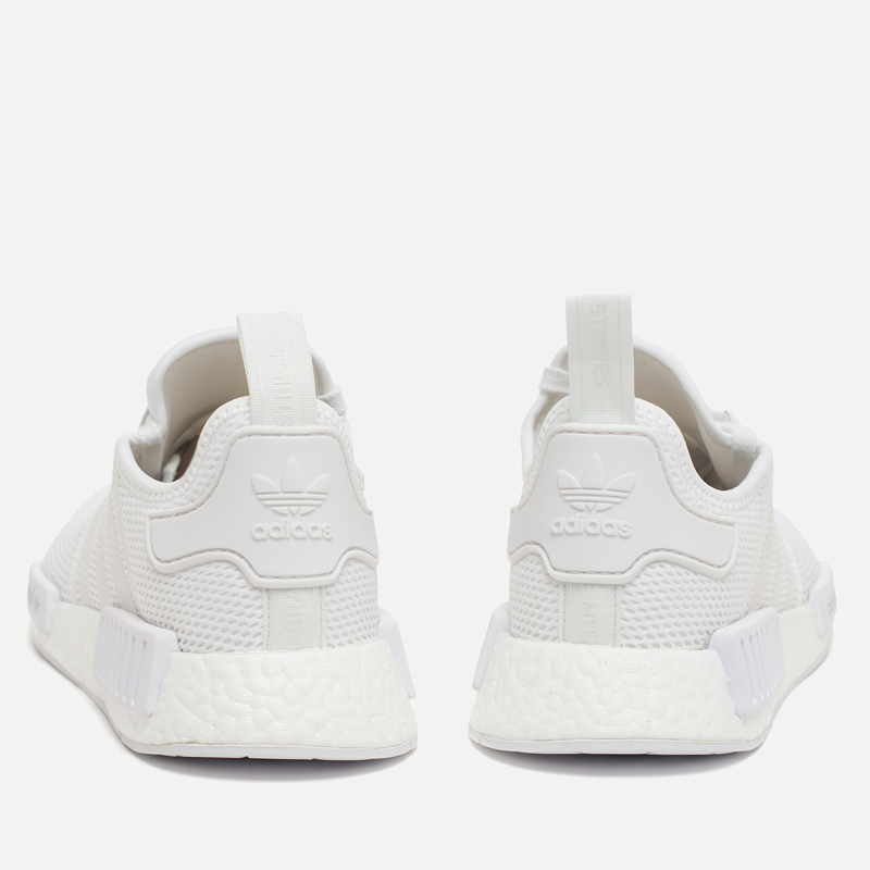 All white adidas nmd runner best sale