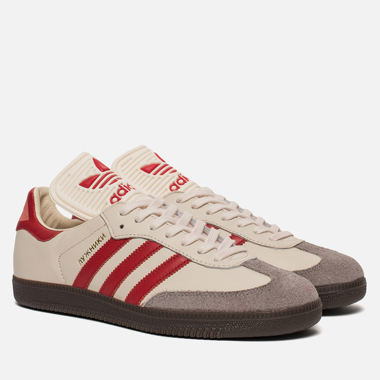 adidas samba classic og white scarlet granite