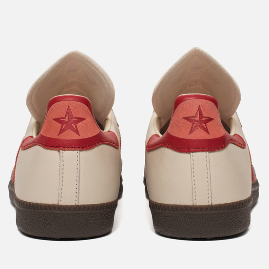 adidas samba classic og white scarlet granite