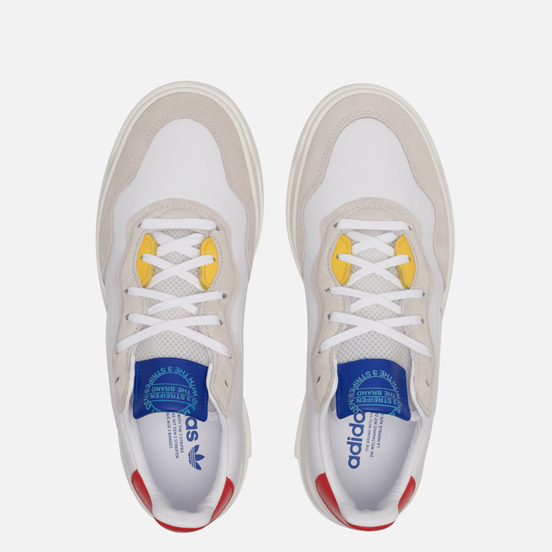 Кроссовки adidas Originals Super Court Premiere Cloud White/Cloud White/Glory Red