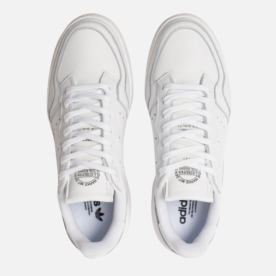 Мужские кроссовки adidas Originals Supercourt White/White/Core Black