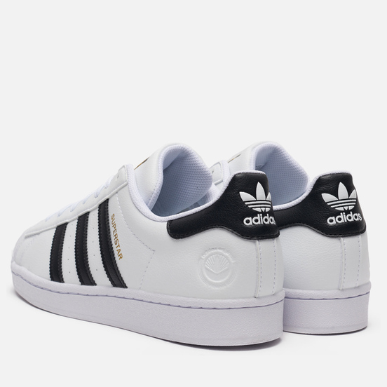 Кроссовки adidas Originals Superstar Vegan White/Core Black/Green