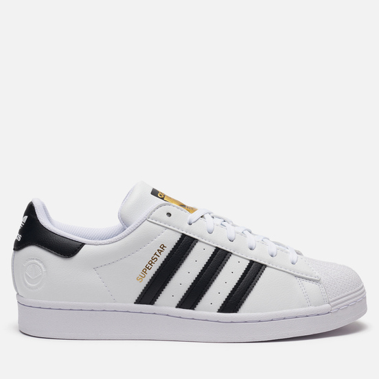 Кроссовки adidas Originals Superstar Vegan White/Core Black/Green