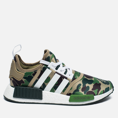 Кроссовки adidas Originals x Bape NMD R1 Camo Pack Olive