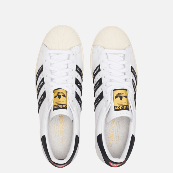 Кроссовки adidas Originals x Human Made Superstar 80s White/Core Black/Off White