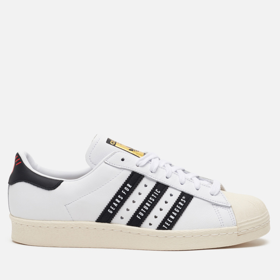 Кроссовки adidas Originals x Human Made Superstar 80s White/Core Black/Off White