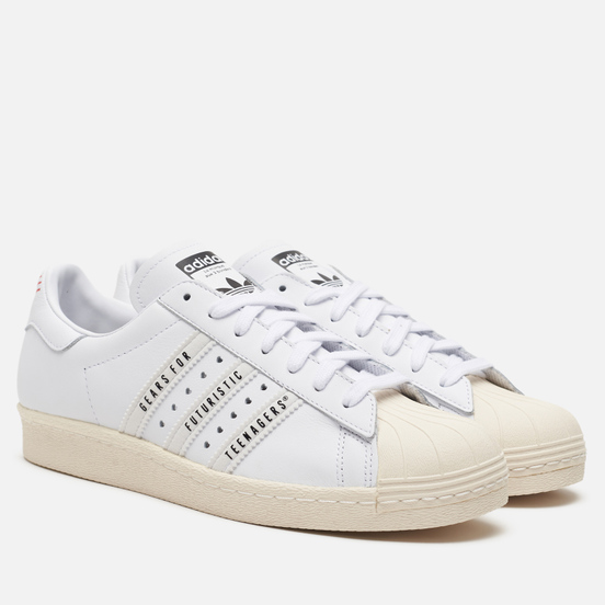 Кроссовки adidas Originals x Human Made Superstar 80s White/Off White/Core Black