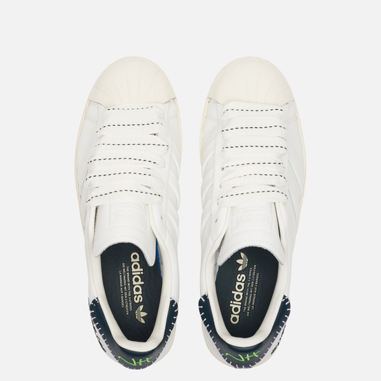Кроссовки adidas Originals x Jonah Hill Superstar Core White/Green Night/Off White
