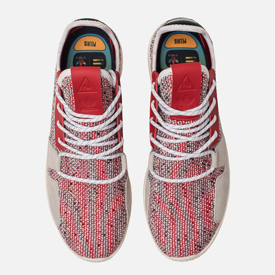 Кроссовки adidas Originals x Pharrell Williams Afro Tennis HU V2 Scarlet/White/Core Black