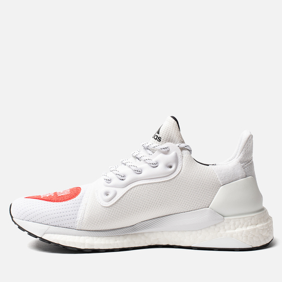 Мужские кроссовки adidas Originals x Pharrell Williams x Human Made Solar HU White/Core Black/Scarlet
