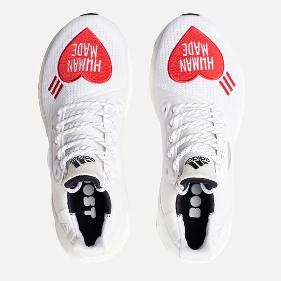 Мужские кроссовки adidas Originals x Pharrell Williams x Human Made Solar HU White/Core Black/Scarlet