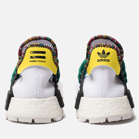 Кроссовки adidas Originals x Pharrell Williams Solar HU NMD White/Bold Green/Bright Yellow