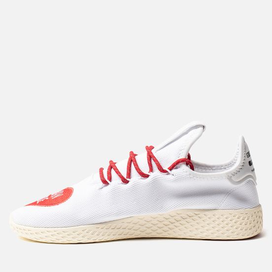 Мужские кроссовки adidas Originals x Pharrell Williams x Human Made Tennis HU White/Scarlet/Cream White