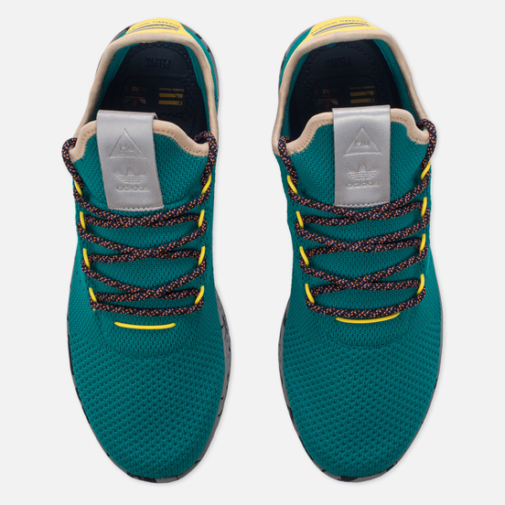Кроссовки adidas Originals x Pharrell Williams Tennis Hu Teal/Semi Frozen Yellow/Grey Marble