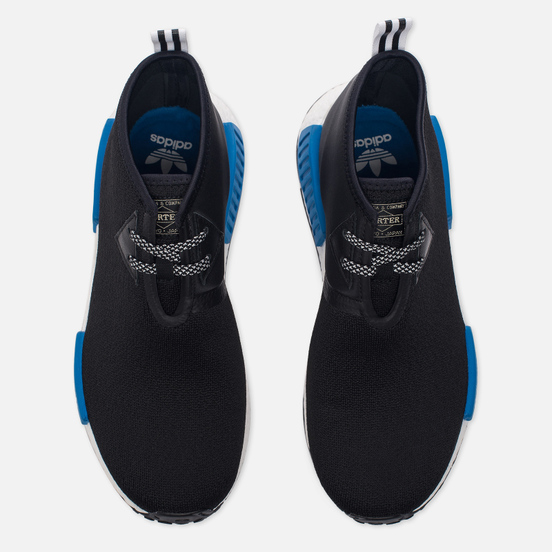 Кроссовки adidas Originals x Porter NMD C1 Black/White/Blue