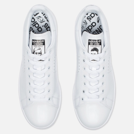 adidas gazelle silver green womens Adidas x Raf Simons Onix Stan Smith Sneaker