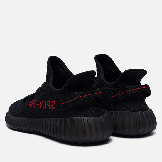 Кроссовки adidas Originals YEEZY Boost 350 V2 Core Black/Core Black/Red