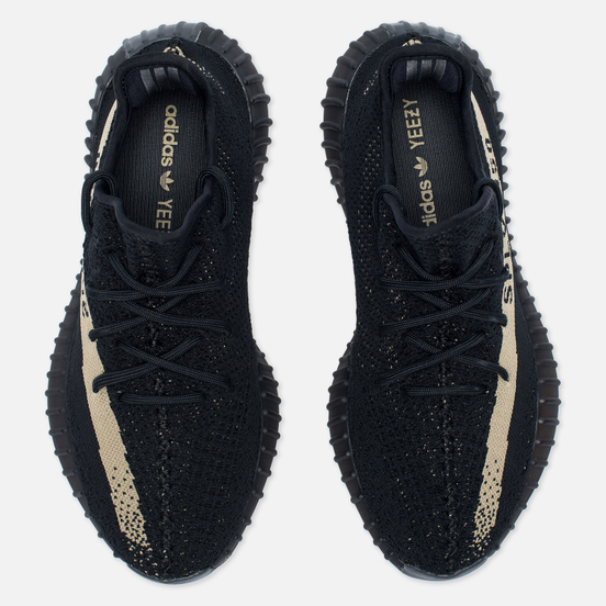 Кроссовки adidas Originals YEEZY Boost 350 V2 Core Black/Green