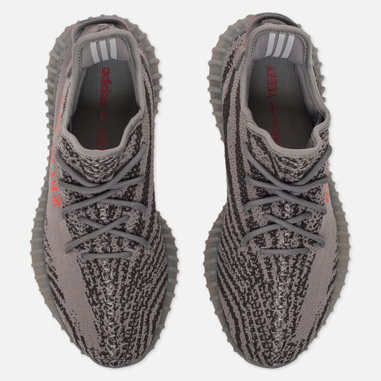 Кроссовки adidas Originals YEEZY Boost 350 V2 Grey/Bold Orange/Dark Grey