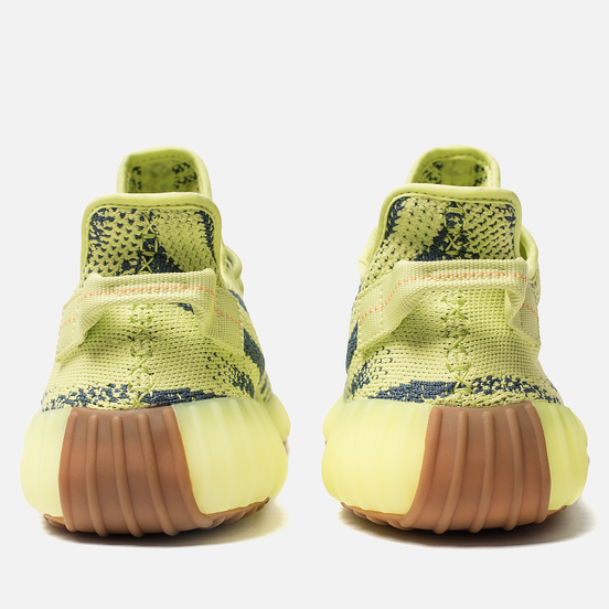 Кроссовки adidas Originals YEEZY Boost 350 V2 Semi/Frozen Yellow/Raw Steel/Red