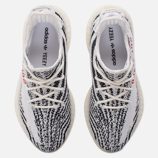 Кроссовки adidas Originals YEEZY Boost 350 V2 White/Core Black/Red
