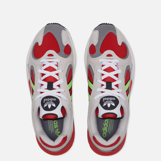 Кроссовки adidas Originals Yung-1 White/Signal Green/Solar Red