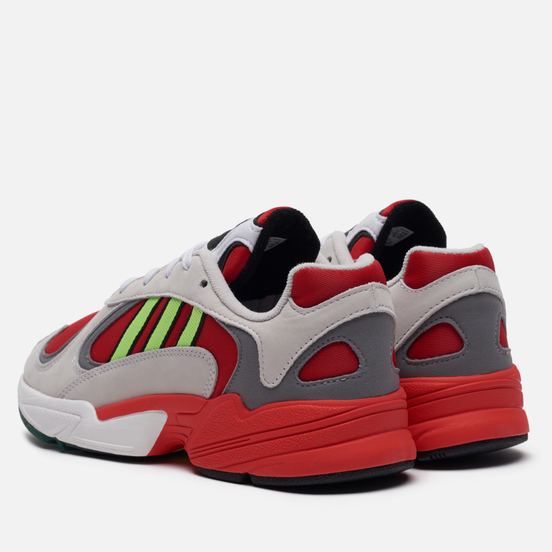 Кроссовки adidas Originals Yung-1 White/Signal Green/Solar Red