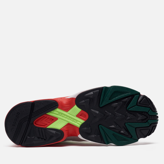 Кроссовки adidas Originals Yung-1 White/Signal Green/Solar Red